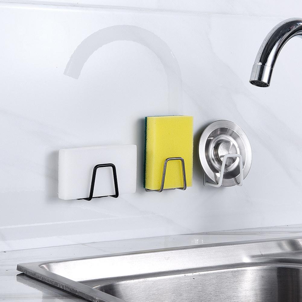Sponges Holder Self 304 Stainless Steel Drain Rack Storage Organizer Kitchen Sink Accessories