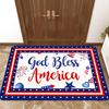 VIKAMA Minimalist Christmas Alphabet Rug Soft Comfortable Non Slip Door Mat Bedroom Living Room Hallway Entrance Home Decor Mat
