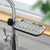 Adjustable Faucet Rack Anti-Rust Draining Rack Soap Box Sink Rack  Dish Cloth Storage