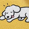 Door Mat Cute Cartoon Dog Pattern Anti Slip Mud Scraping Welcome Rug Front Door Rug Home Decoration