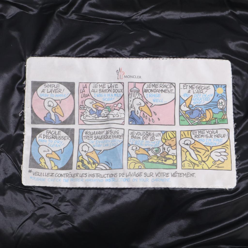 MONCLER SUYEN hoodie down coat O blackUsed