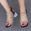 Large Size Shoes Woman 2024 Summer Sandals High Heels Valentine Pumps Zapatos Chaussure Femme Platform Sandals