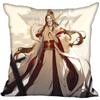 New Arrival Tian Guan Ci Fu Pillow Cover Bedroom Home Wedding Decorative Pillowcase Square Zipper Pillow Cases Soft No Fade 0913