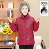 Thickened Short Down Jacket for Elderly Women – Cozy Winter Coat for Grandma