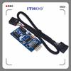Adaptador DuPont USB 1 a 2 para Placa Base, Interfaz USB 2.0 de 9 Pines a Doble 9 Pines, En Stock