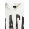 H M Printed Hoodie Loose Fit wHite La.ca