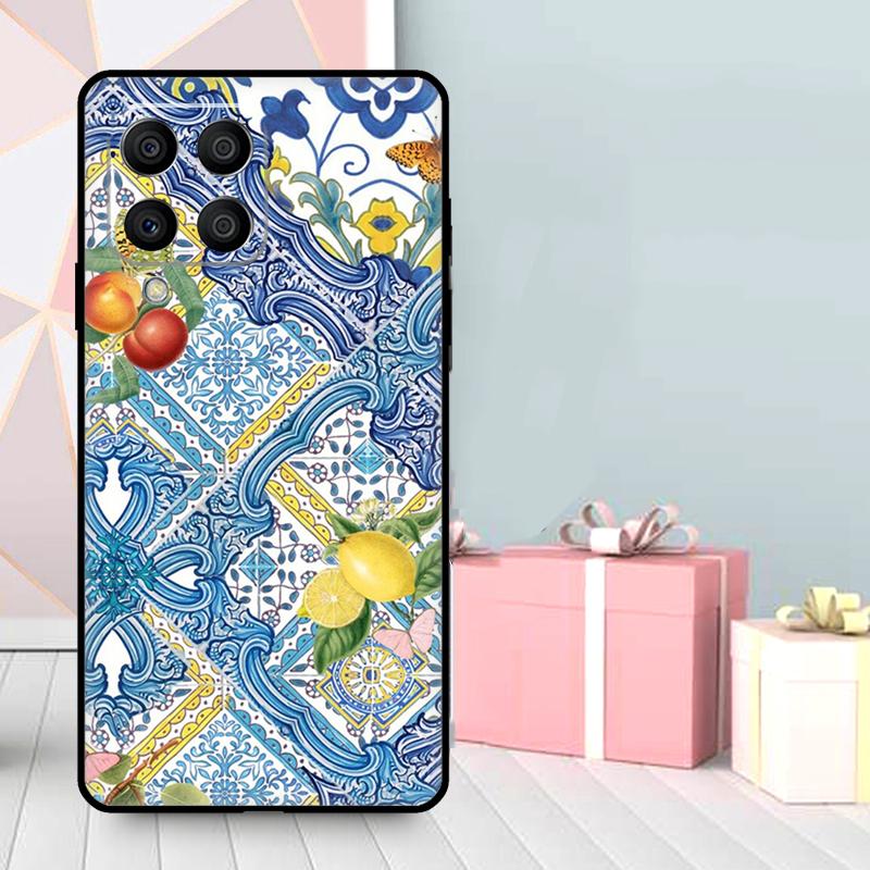 Mediterranean Lemon Case For Samsung Galaxy M06 M11 M31 M14 M34 M54 M12 M32 M52 M15 M13 M16 M36 M56 M53 M35 M55