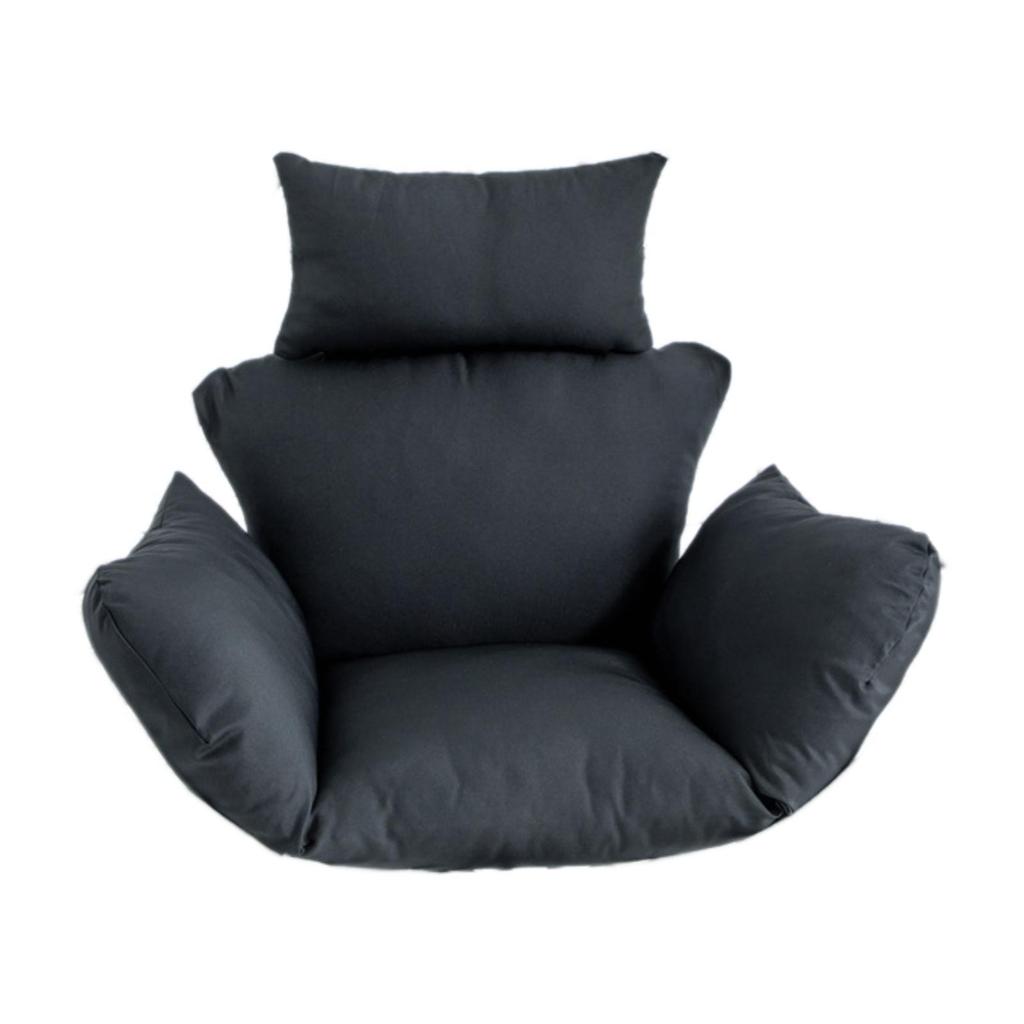 Egg Chair Cushion, Replacement Swing Chair Cushion with Headrest Pillow, Hanging