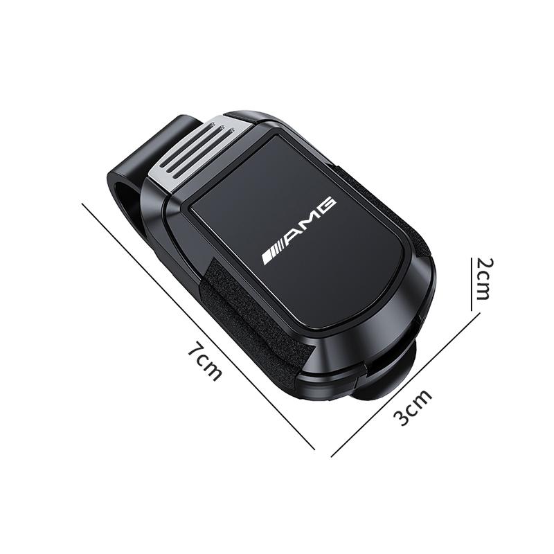 MITV3 1Pcs Car Sunglasses Storage Clip Sun Visor Glasses Clamp For Mercedes Benz AMG GLC GLE W206 W204 W205 W203 W202 W211 W213 W169