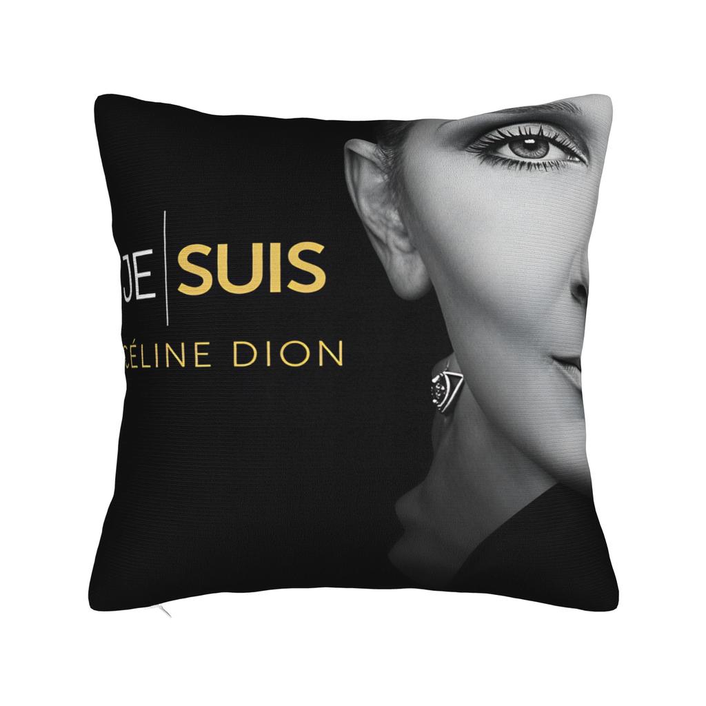 Celines Dions Paris 2026 Pillow Cover Morden Pillow Case For Couch Sofa Bedroom Graphic Cushion Cover Gift