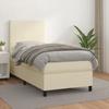 3144603 vidaXL Divan Bed with Mattress White 140x190cm Faux Leather
