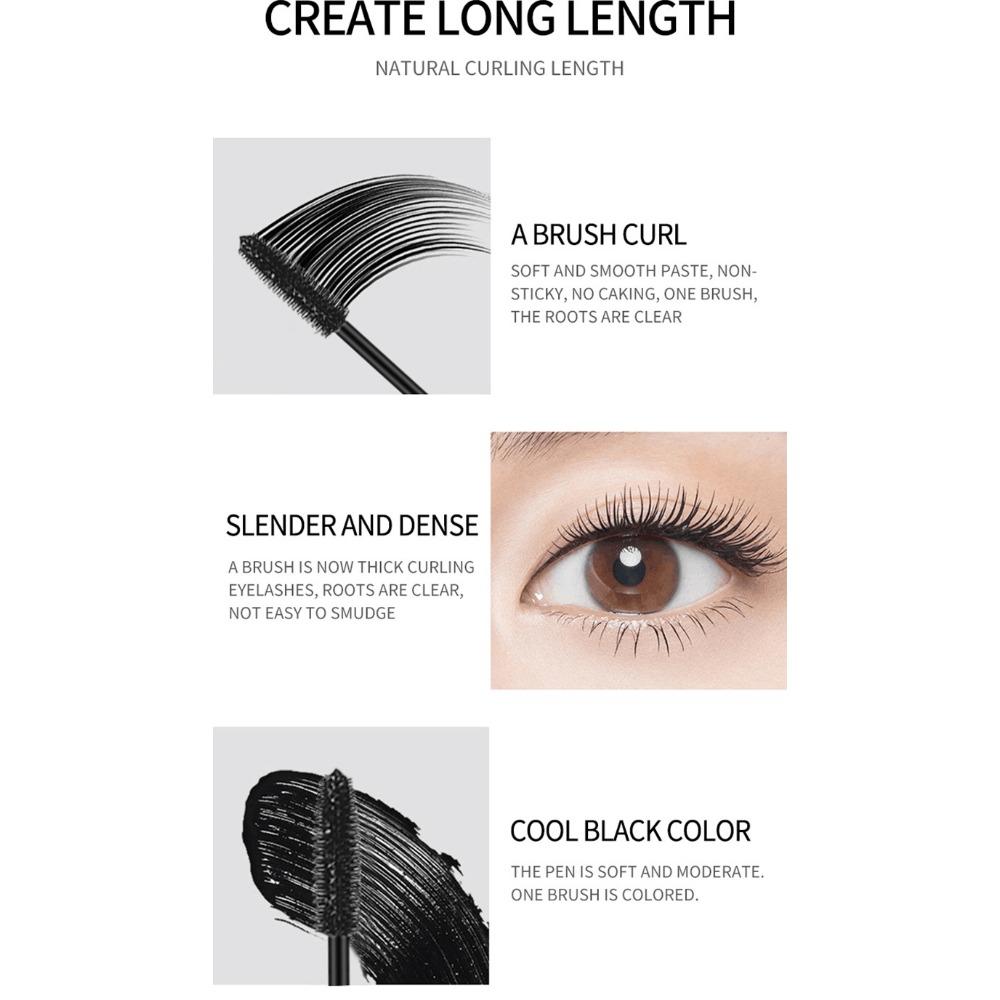 VIBELY Starry Sky 4D Mascara Waterproof Thick and Long Curl Long Curls, Waterproof and Not Faint Mascara