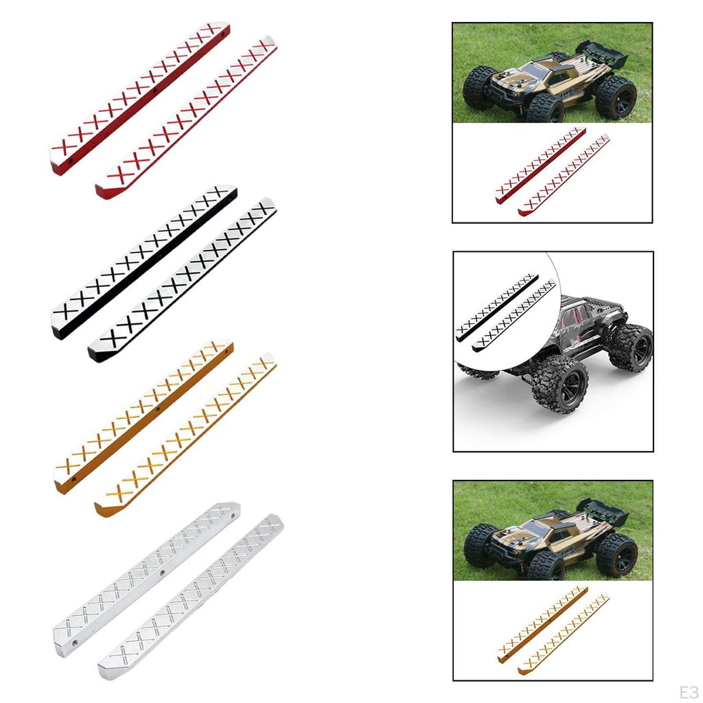 1/12 RC Car Left Right Foot Pedals Accessories Spare Parts Direct Replaces, Portable, Aluminum,
