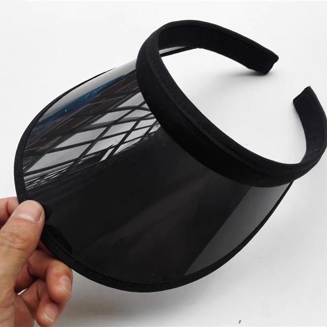 Unisex UV Protection Colorful Transparent Sun Hat