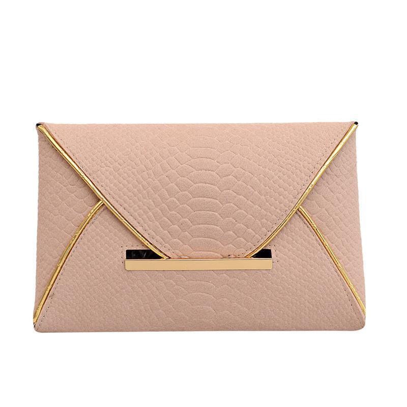 Stylish And Versatile Envelope Clutch Bag For Women In Black Hot Pink And Green