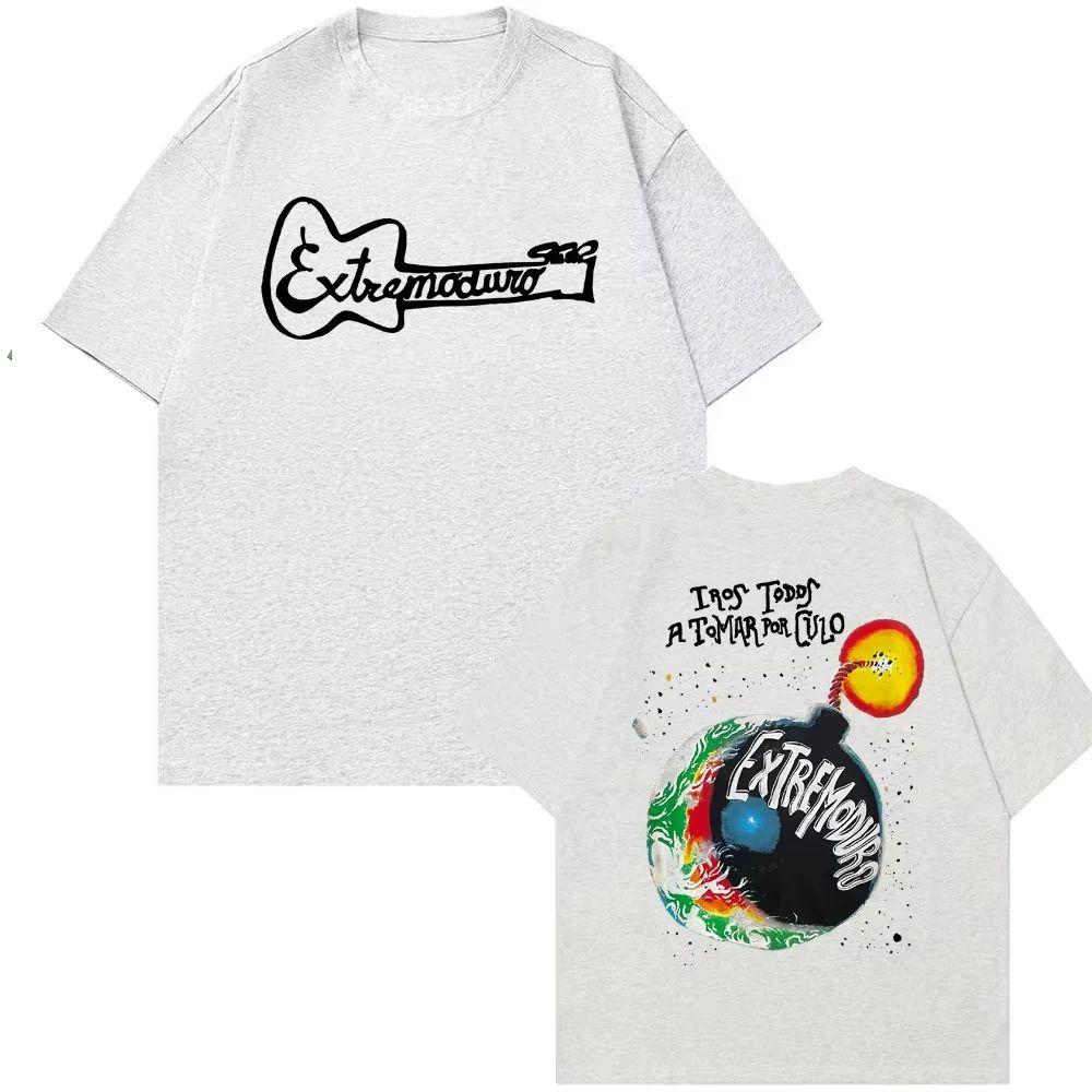Y2k Punk Clothing Rock Band Extremoduro Tour 2026 Print Tshirt Fashion Classic Hot Sale T Shirt Vintage Trend TShirt Unisex