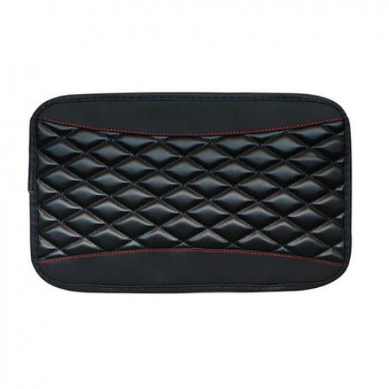Car Armrest Cushion Pad Leather Cover Center Console Storage Box Mat Protector