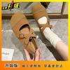 Ballet shoes retro cross-strap single shoes women's flat-soled small leather shoes grandma shoes spring new Mary Jane women's shoes