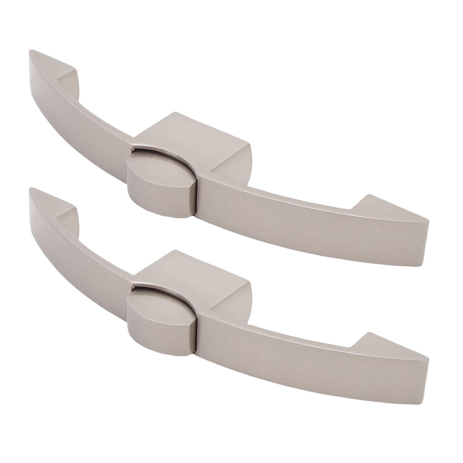 

2PCS Push Button Latch Pull Handle Pearl Ni Multipurpose RV Keyless Cupboard Lock Drawer Knob for Motorhome Home Yachts 128mm