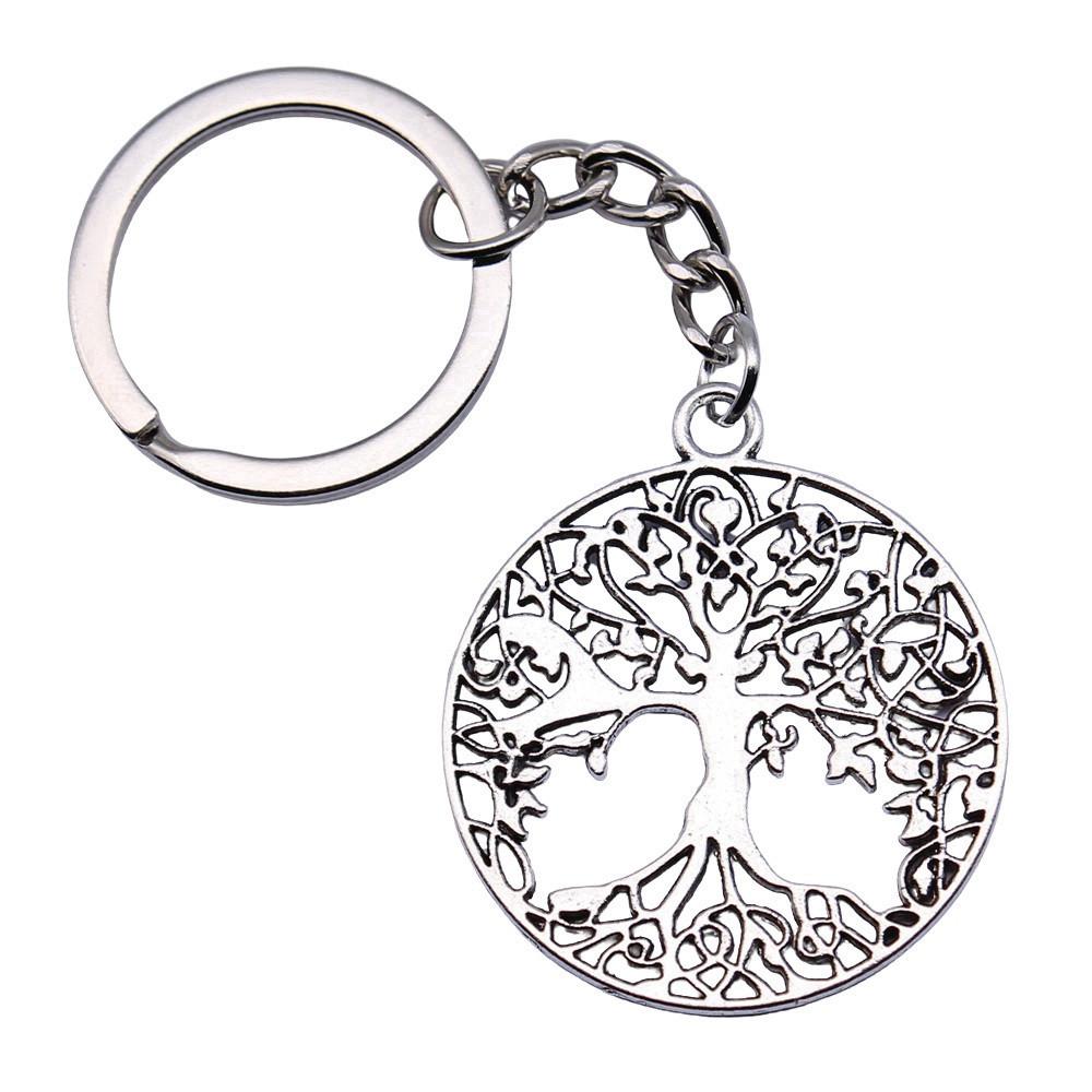 Kabbalah Lucky Charm Tree Of Life Keychain Love Key Ring 28mm