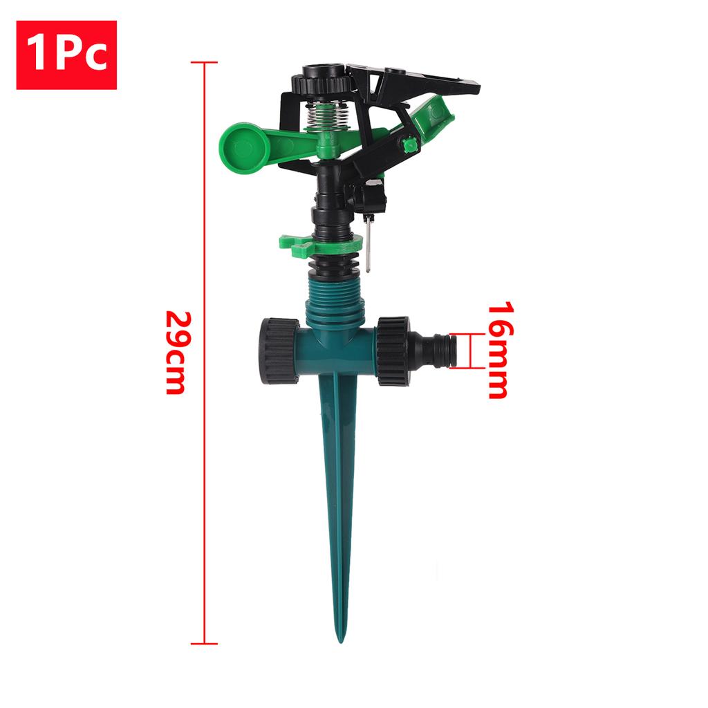 1/2" Male Thread Controllable Angle Rocker Nozzle With 3-Kinds Bracket Kits Garden Irrigation Landscaping Adjustable Sprinkler