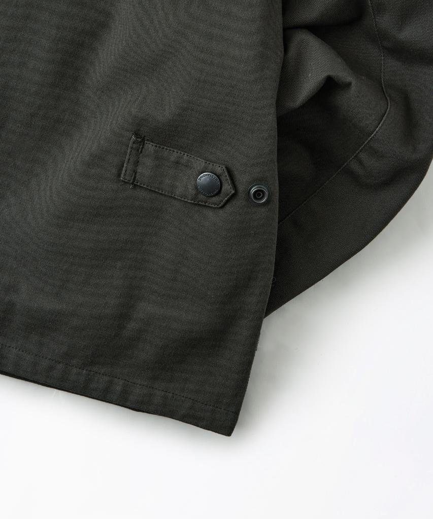 Outstanding Corduroy Collar Short Jacket_Olive Green
