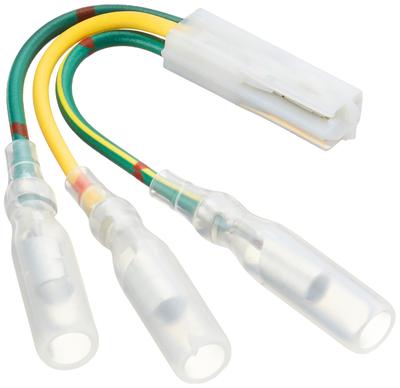 KITACO Tail Light Conversion Harness Universal Connector K-CON (Honda/1 Set) 3-Pin (White) 0900-755-01106