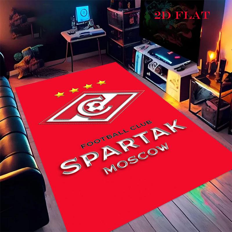 Spartak Moscow Battle Carpet Rug for Living Room Bedroom Home Sofa Decoration,Kids play Nonslip Floor Mat