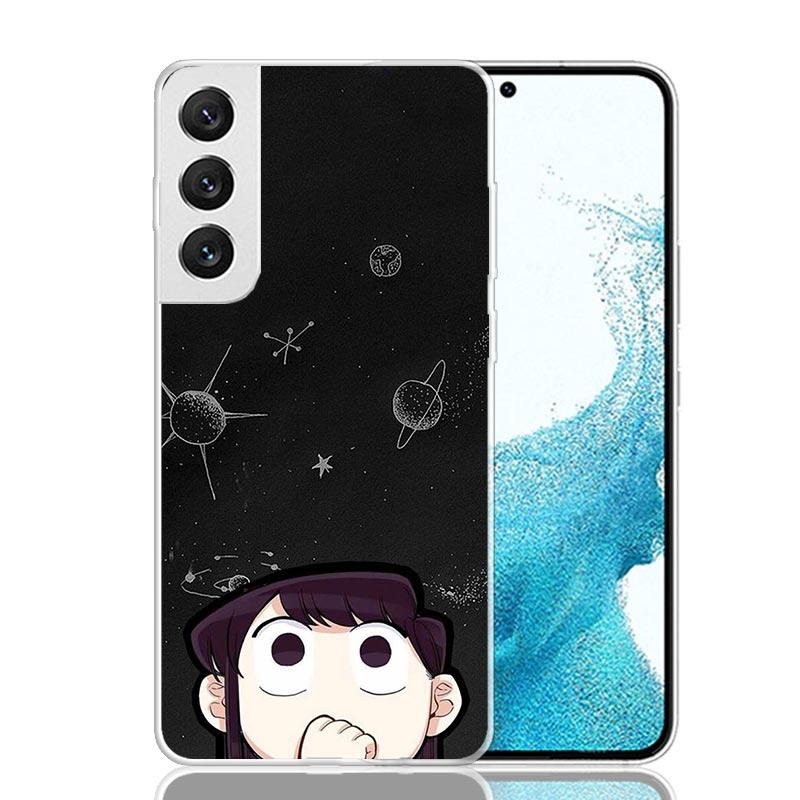 Komi Can't Communicate Case Phone Cover for Samsung Galaxy S24 S25 Ultra S23 Plus S22 + S21 S20 FE S10 S25Plus Trend Fundas S24