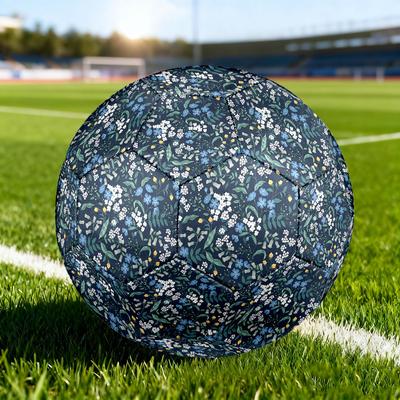 1pc Floral Garden Size 5 Soccer Ball Professional Match Training Football Indoor &Outdoor Sports Ball Lightweight Durable C65143