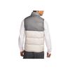 Nike Logo Print Casual Sports Stand Collar Down Zip Vest Men Outerwear Gray DV1136-084