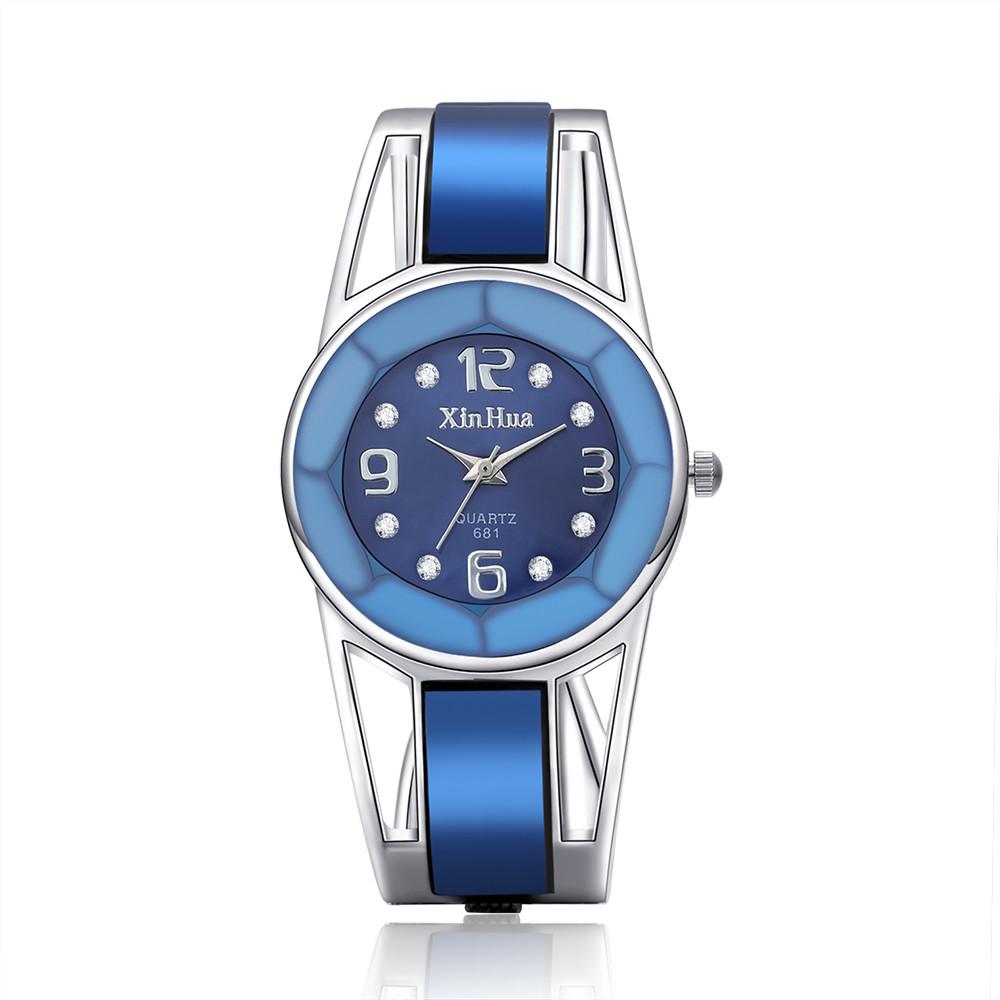 

Xinhua Bracelet Watch Women Luxury Brand Stainless Steel Dial Quartz Wristwatches Ladies Watch Reloj Mujer синий