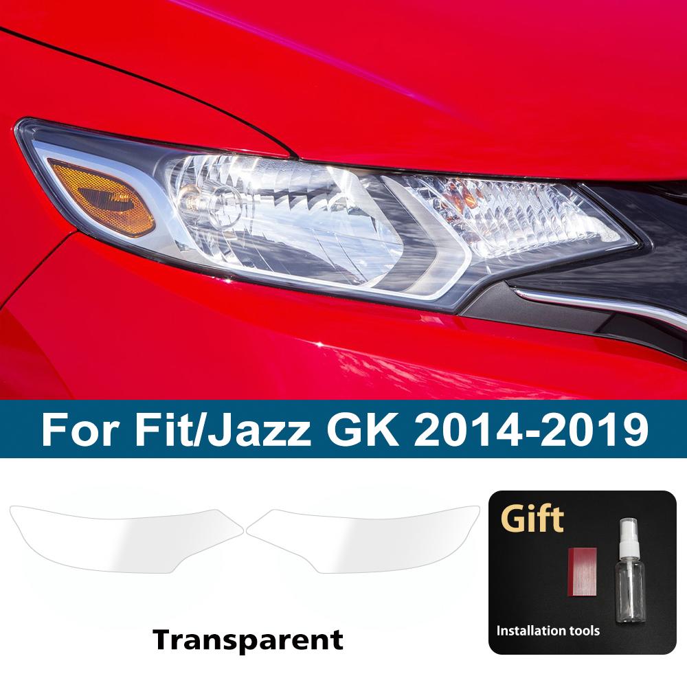 For Honda CR-V/HR-V/Vezel/Civic/Accord/Fit/Jazz/Pilot TPU Headlight Protective Film Smoke Black Anti-Scratch Vinyl Wrap Cover