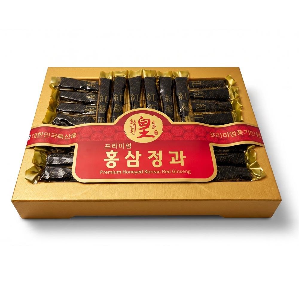 Hwang Ji-won Han-guk 6-Year-Old Red Ginseng Jelly, Healthy Gift Snack for Parents, 1 Box 700g (Approx. 23 Roots), 3 Boxes