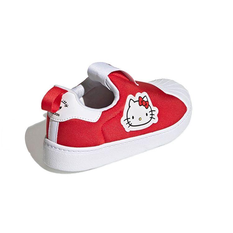 Adidas Hello Kitty X Superstar 360 C Vivid Red Kids Sneakers Cloud-White Core-Black GY9211