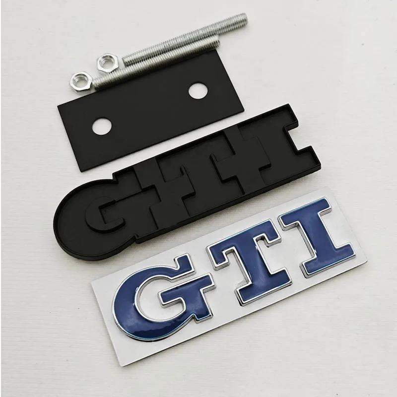 opq1 Grid logo GTI emblem for Volkswagen VW Polo Golf 4 5 6 7 8 Mk4 Mk5 MK6 MK7 MK8 GTI adhesive accessories