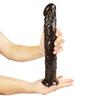 Brown Super Long Soft Skin Feeling Dildo Realistic Penis Sexy Female Masturbator Double-layer Suction Cup Dildos for Women