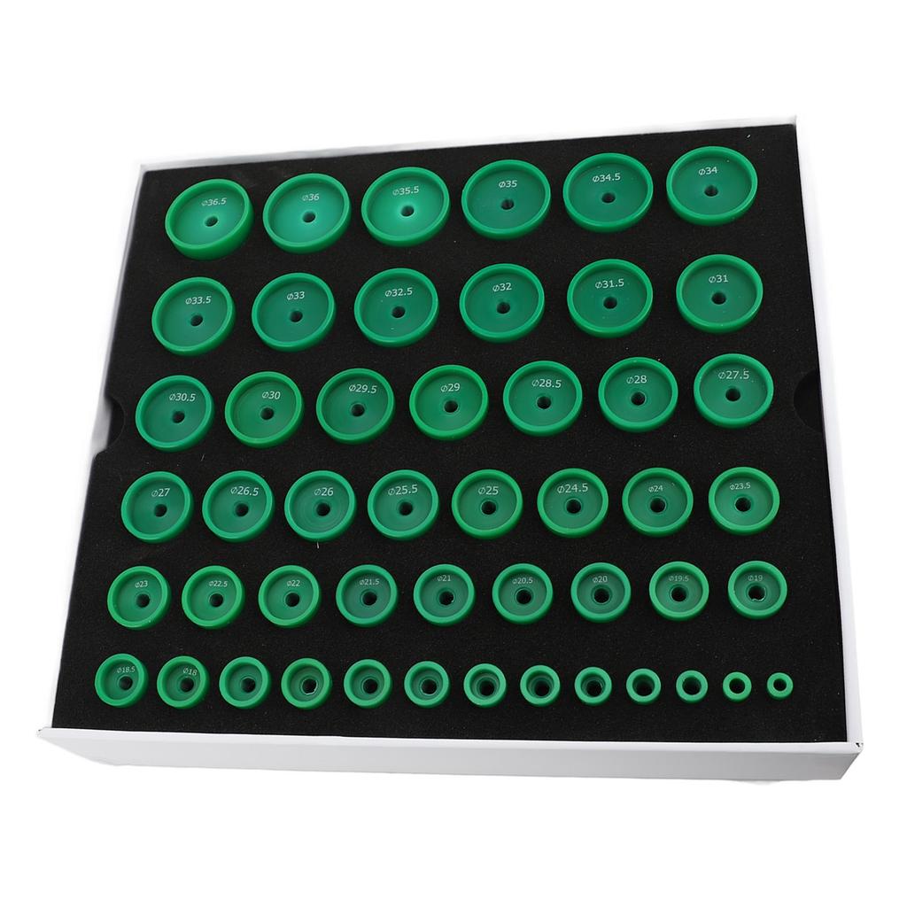 68pcs 8-48mm Watch Press Die Kit Watch Glass Mirror Press Tool for Table Model Capping Machine for
