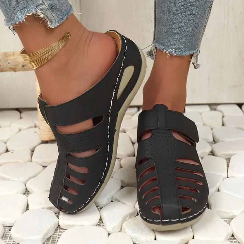 Chaussures femme sandales été extérieur chaussures femme chaussures de marche antidérapantes sandales compensées femme chaussures souples sandale femme femme