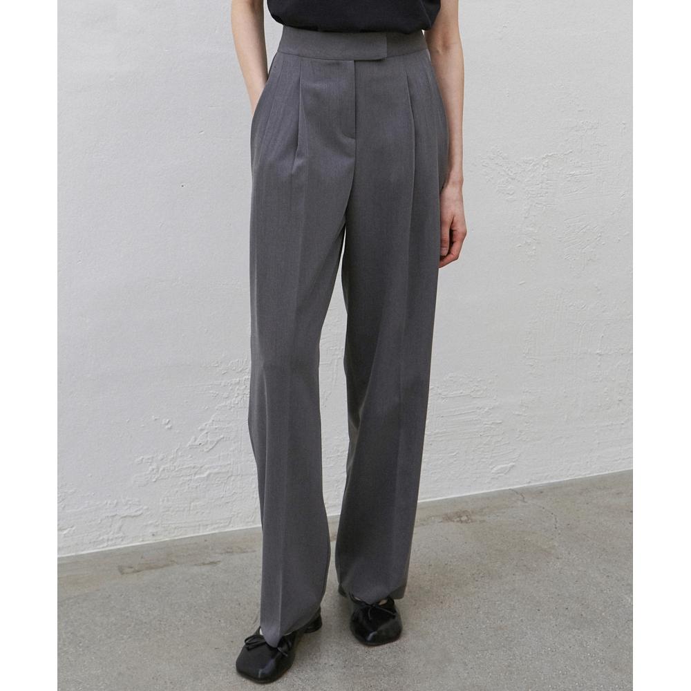 

NICKNICOLE CLASSIC TWOTUCK SLACKSGRAY