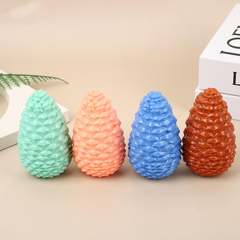 Durable Chew Dog Toy for Teething - Bite-Resistant Molar Pet Toy, Non-Toxic Tough Rubber Interactive Play Toy