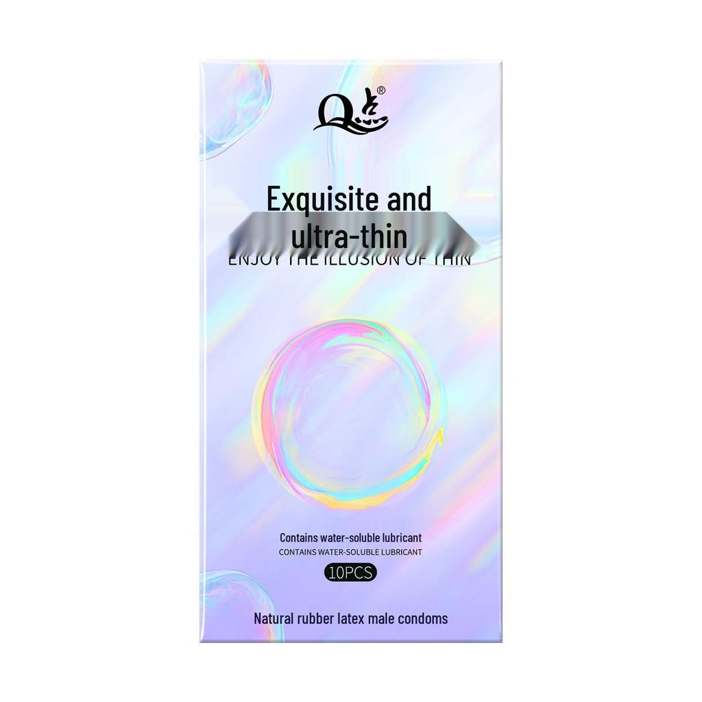 Q-Point Ultra-Thin Long-Lasting Hyaluronic Acid Condoms for Moisturizing Intimacy