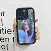 Korean L-Lee Ji Eunes Female Singer For IPhone 17 Pro Max 16 15 14 13 12 11 Plus Black Soft Phone Cover