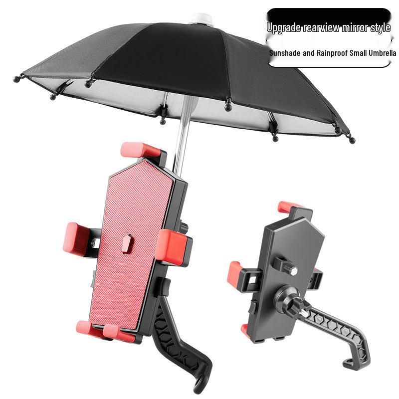 360° Rotatable Phone Mount with One-Key Lock for Bicycle and Electric Scooter