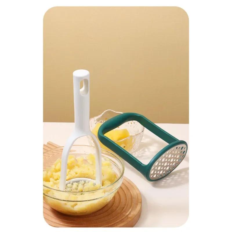 Kartoffelstampfer aus Edelstahl, manueller Knoblauchstampfer, spart Aufwand, Werkzeuge für Nahrungsergänzungsmittel, Kartoffelpüree-Werkzeug, Küchenwerkzeuge für Restaurants