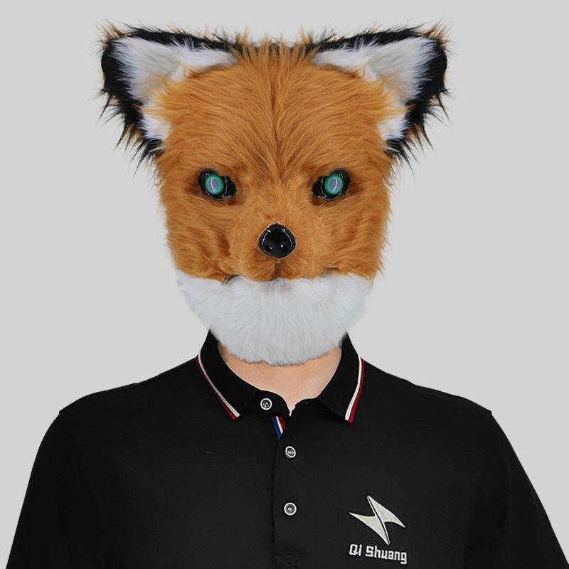 Open Stylish Mouth Wolf Face Mask Ideal For Halloween And Various Events Celebration