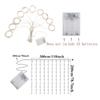 LED Copper Wire Curtain String Lights 3x3m Remote USB Powered Dorm Window Decor
