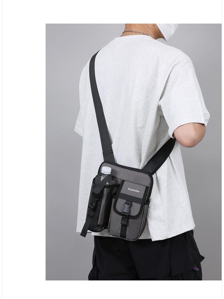 Bolso Cruzado Táctico para Hombre - Mochila Resistente al Desgaste para Viajes y Actividades al Aire Libre