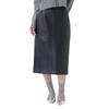 Beauty Faux Leather Midi Skirt [Natural Basic] [Black/M]