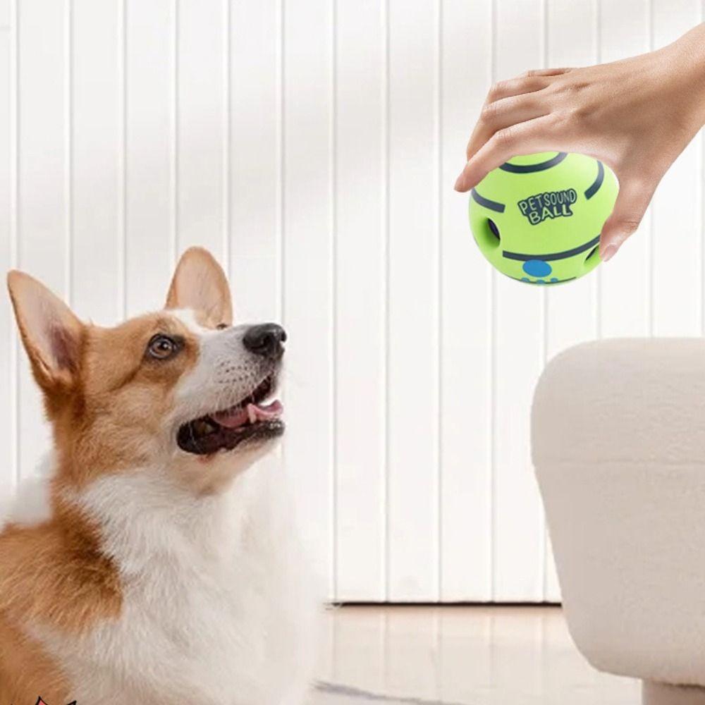 Pet Toy Durable Dog Toy Ball Fun Sounds Bite-resistant Squeaky Dog Toy Wear-resistant Interactive Puppy Wrestling Toy Pets Play